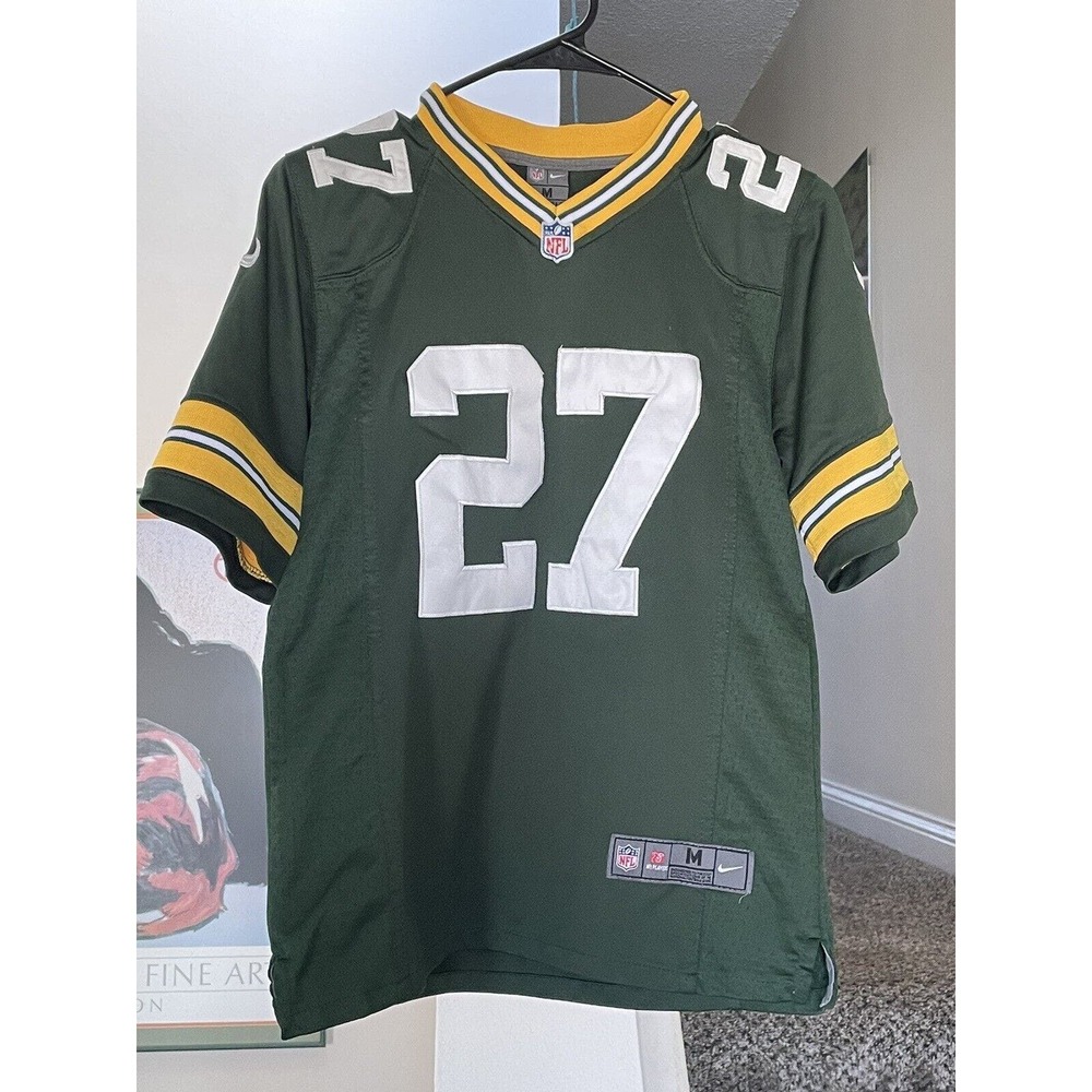 Nike Green Bay Packers Eddie Lacy #27 Jersey Youth Medium Green NFL Football